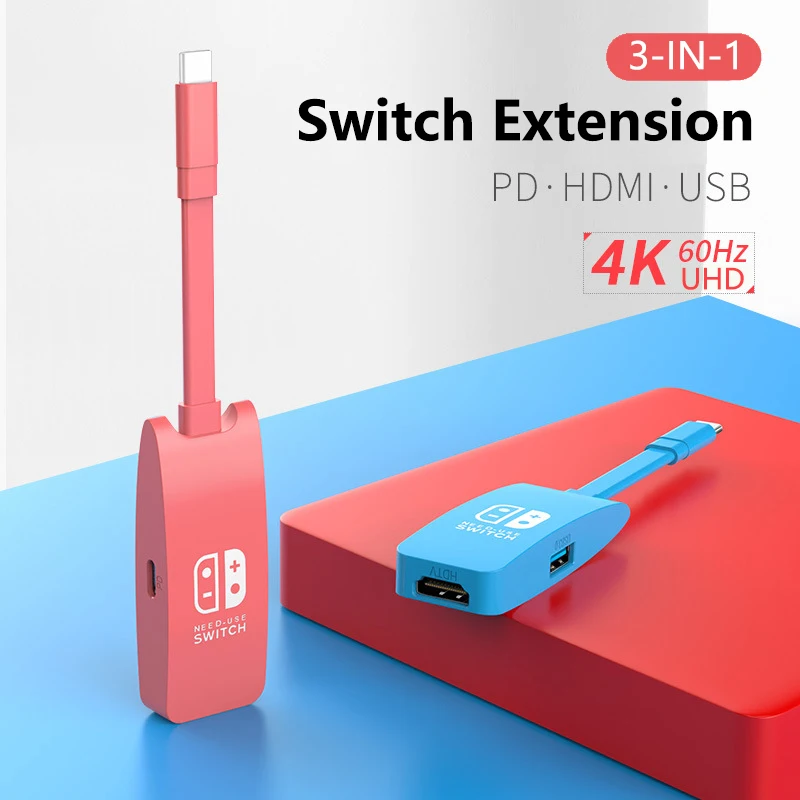 Док-станция для телевизора док-станция Nintendo Switch HUB аксессуары USB C Type на 4K