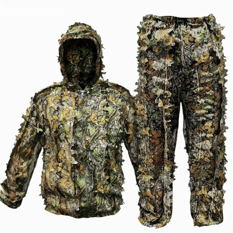 3D Foliage Camouflage Clothing Lucky Clothing Bird Watching Clothing Camouflage Military Training Clothing Combat Stealth Suit