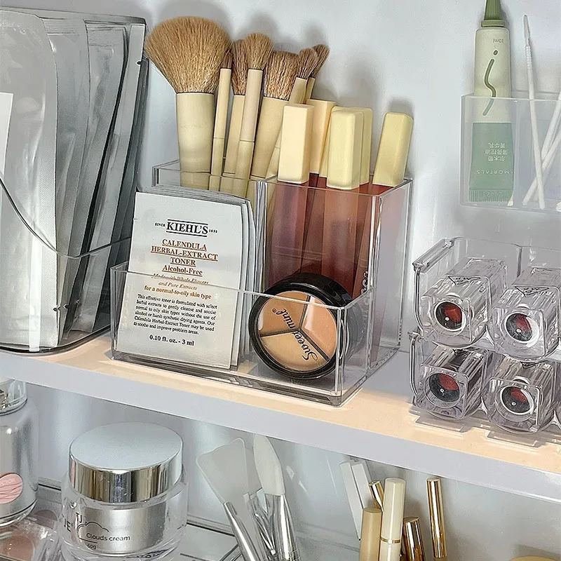 Держатель для кистей макияжа Канцелярский держатель ручек коробка хранения