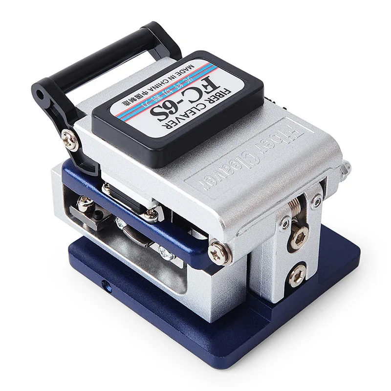 New FC-6S Fiber Cleaver Cable Cutting Knife FTTH Fiber Optic Knife Tools Cutter High Precision 24 Surface Blade