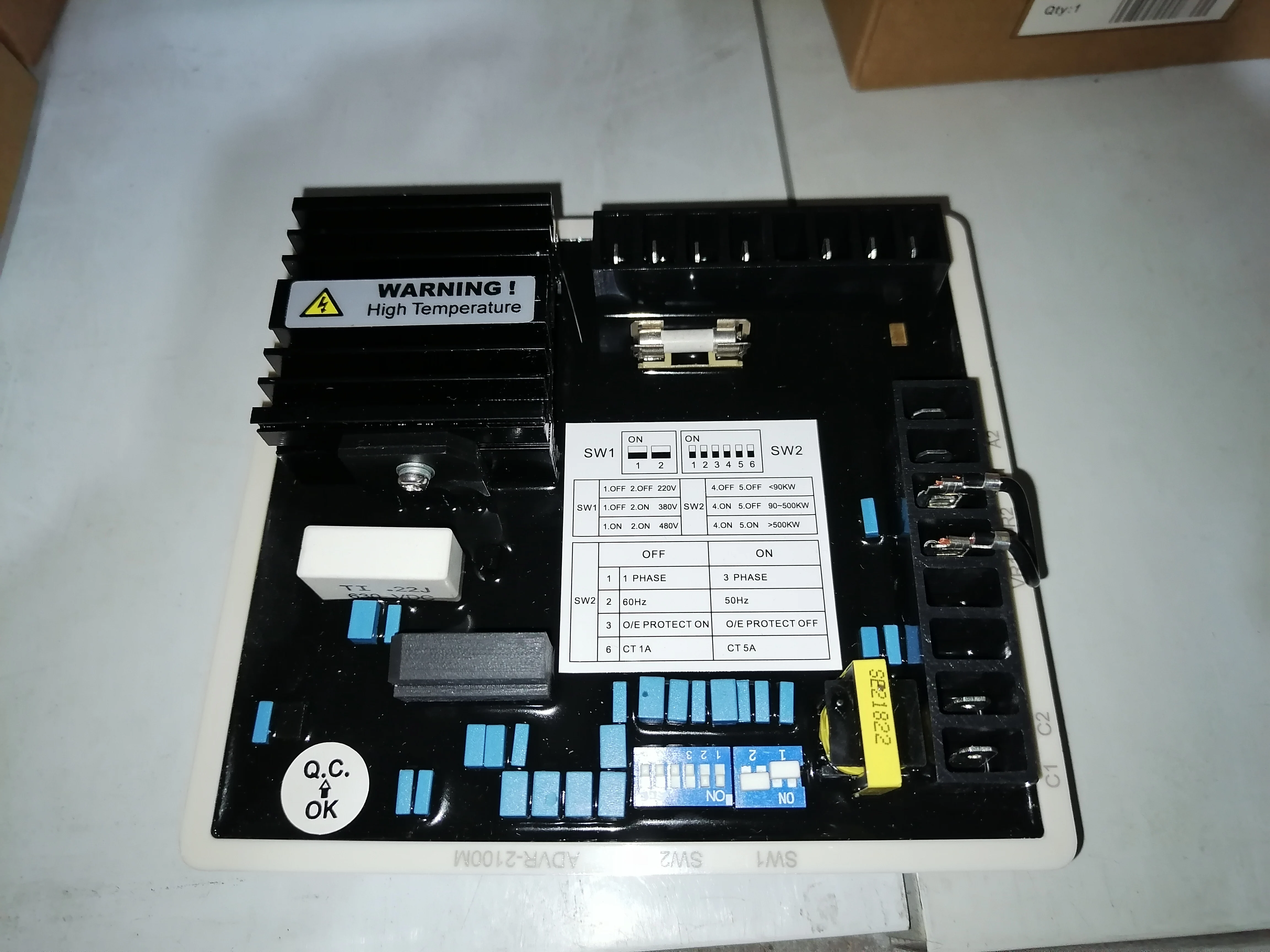 AVR PM500 ADVR-2100M Замена марафона Автоматический регулятор напряжения Мощность