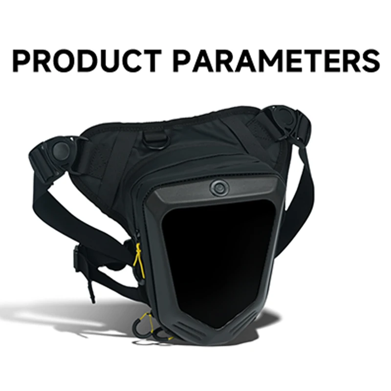 

Светодиодная сумка для езды на мотоцикле, унисекс, сумка для ног, приложение, интеллектуальная графическая сумка на плечо, жесткий корпус «сделай сам», водонепроницаемый дорожный походный карман