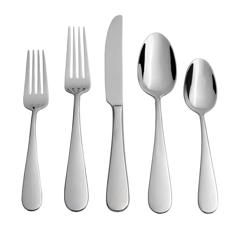 

ithcen "40-Piece Perfect Silverware Set with Service for 8 - Home/Restaurant/Kitchen Cutlery Flatware Dinnerware"