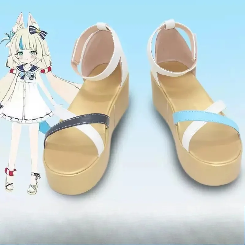 Сандалии IDS3Vtuber Sameko Saba Little Shark, аксессуары для косплея, обувь для вечеринки на Хэллоуин для женщин TT'1 (art.: 3920dc0d68b80) - 3920dc0d68b80