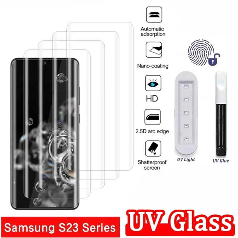 Фото Изогнутое полноэкранное защитное стекло с УФ-защитой для Huawei Mate X6 X7 X5 X3 P30 P40 P50 P60 Pro Pura 70 Ultra Mate 80 60 Pro №1