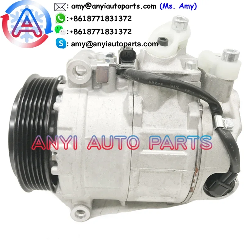 Компрессор кондиционера COM652 DENSO 6s16c 6PK для Mercedes-Benz CLS550/CLS63/E550/E63/SLK55 0008307600 000830760080