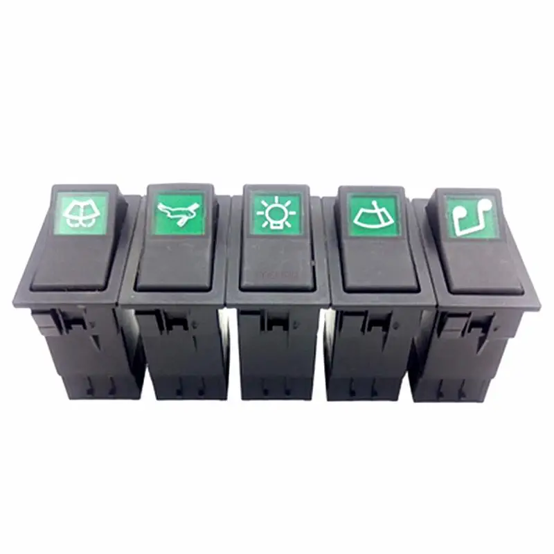 

Excavator Accessories For DOOSAN DAEWOO DH220/225/258/300-5-7-9 Excavator Wiper Headlight Water Spray Switch