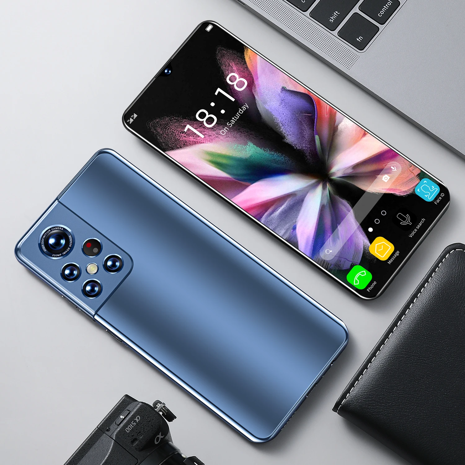 global version s22 ultra smartphone 6 93 inch 6800mah 5g 72mp 16gb 1tb unlock celular cellphone android 12 mobile phones free global shipping