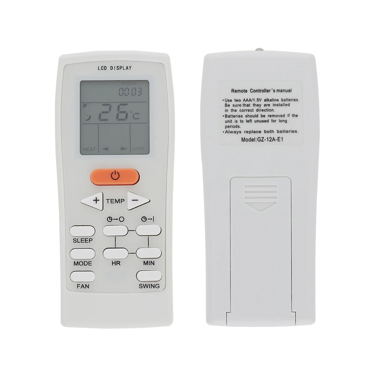 

Replacement IR 433MHz Air Conditioner Remote Control with Long Transmission for YORK GZ-12A-E1 Air Conditioner