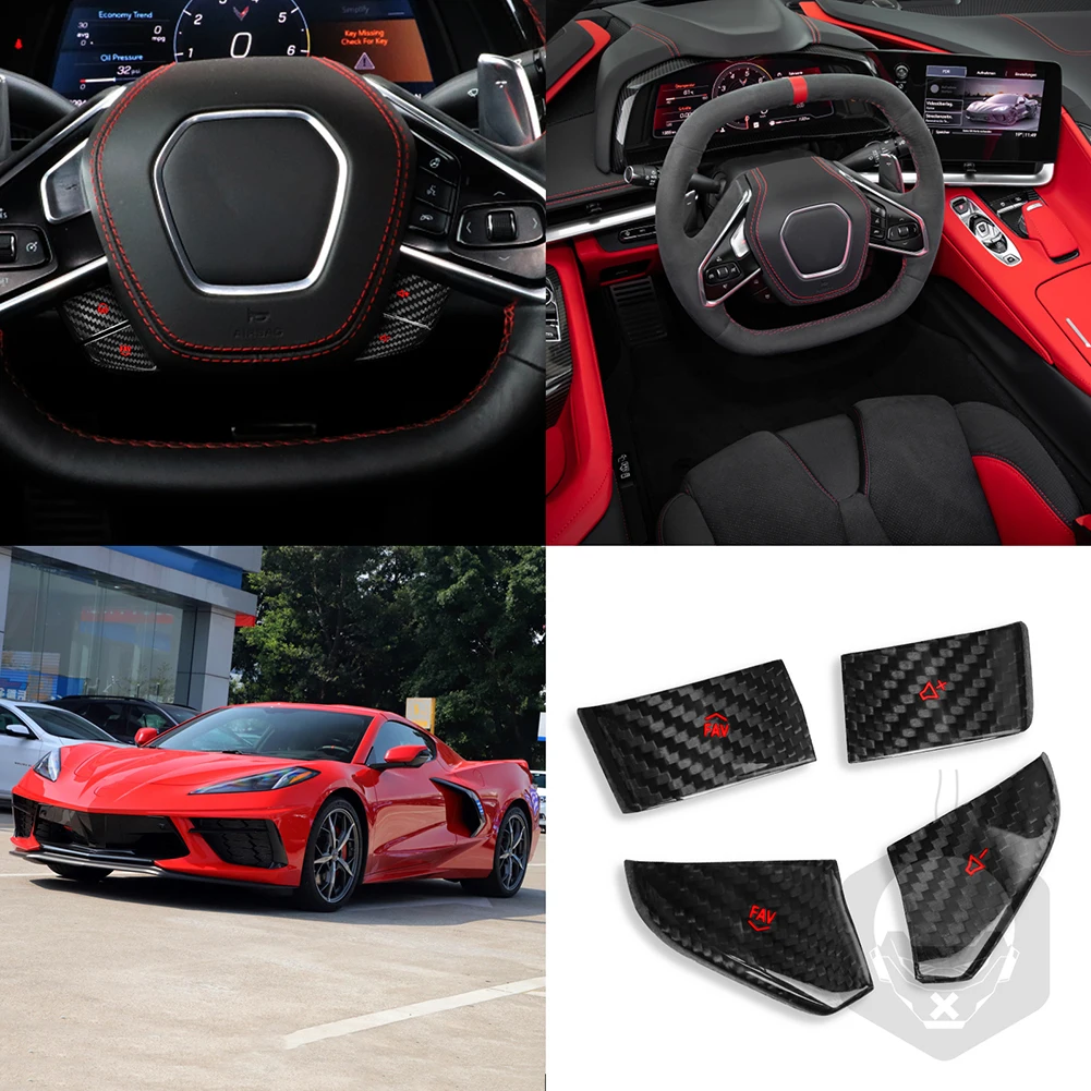 

4 шт., кнопки на руль для Chevrolet Corvette C8 2020-2022