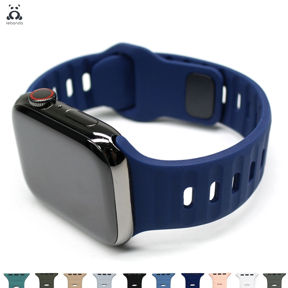 

Силиконовый ремешок для Apple Watch Series 8 7 6 SE 54321, iWatch