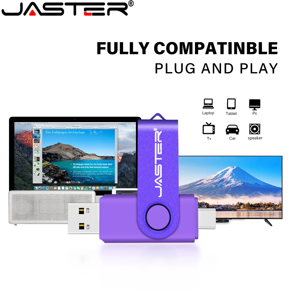 Фото USB-флеш-накопитель JASTER, 2,0 дюйма, 64 ГБ, 32 ГБ, 8 Гб №2