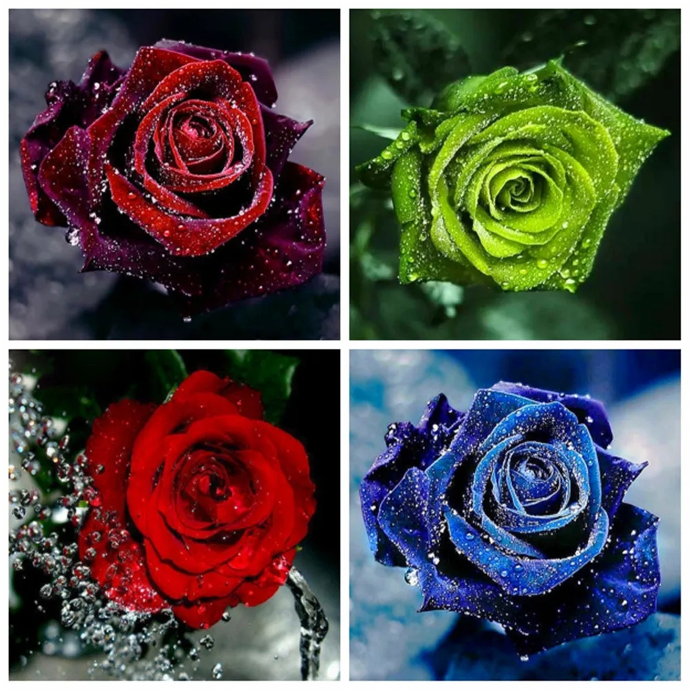 

Алмазная вышивка Huacan, Набор для вышивки крестом, розы