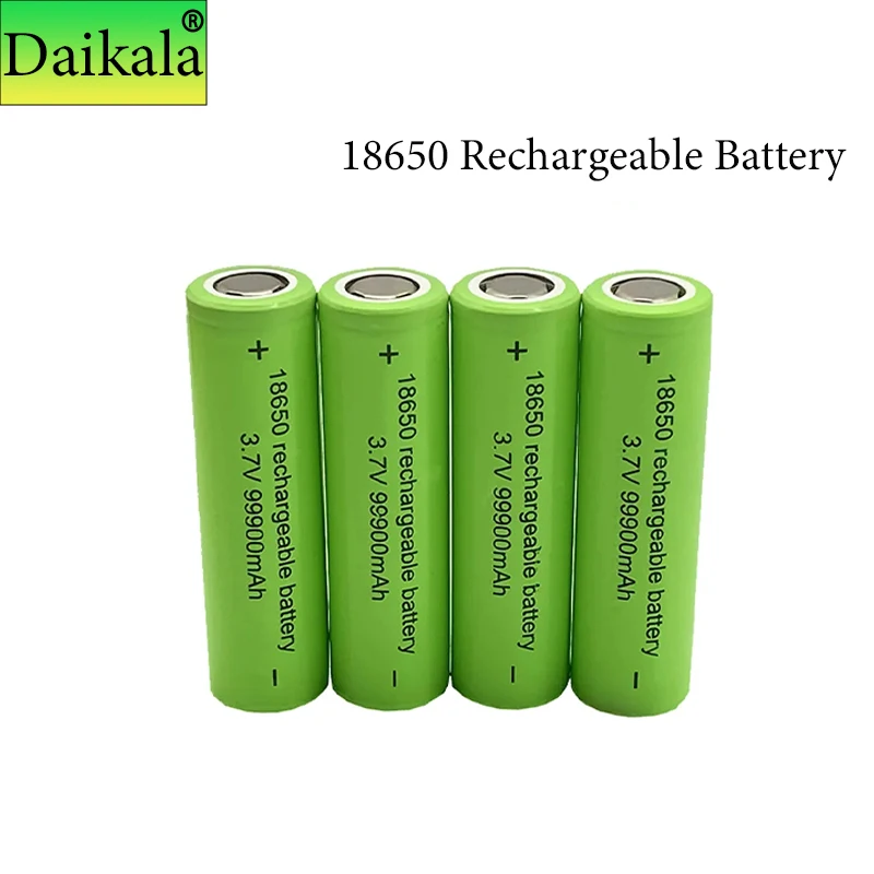 

2023NEW High Quality 3.7V 99900MAH 18650 Li Ion Rechargeable Battery Suitable for Toy Models, Alarm Clocks, Etc