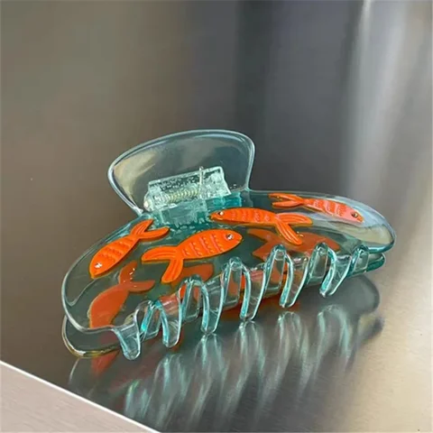 Muweordy прозрачные заколки-крабы из ацетата