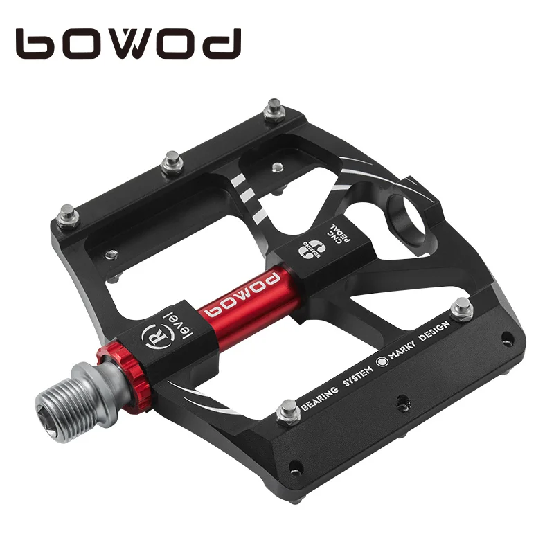 

BOWOD High Quality 3 Sealed Bearings Pedal BMX Cycling Bike Pedal Aluminum Alloy Lightweight Bicycle Pedals MTB Bicycle Parts