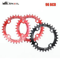 snail round crown bcd 96 32t 34t 36t 38t chainring single crown mtb for nx gx x1 m4000 m4050 monoplate mtb crowns