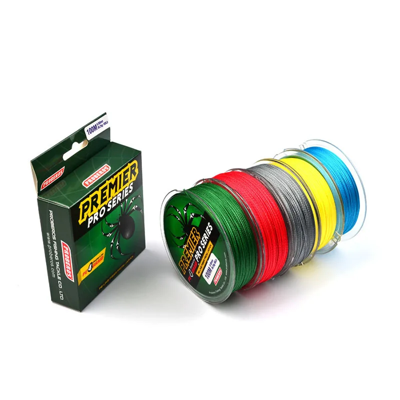 100M 4 Braid Fishing Line 15 off Second 5 Color Fishing Braid Line Used for Fishery Fishing Rod thrend Pe Line Fishing Line+Box