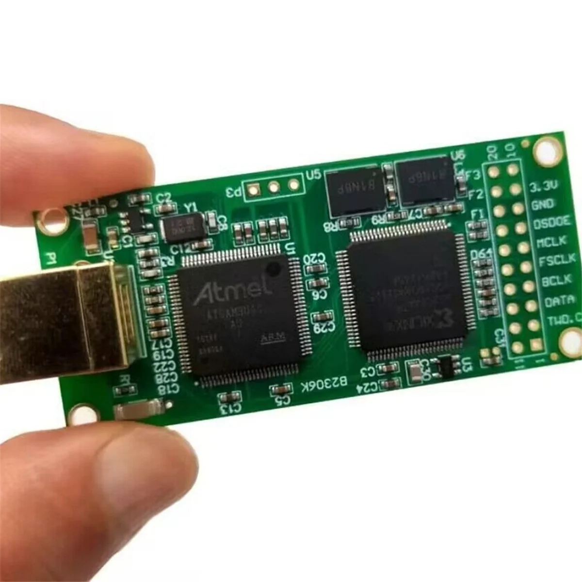 USB-модуль Amanero Combo384 DSD512/PCM384 32 бит для декодеров AK4497 ES9038 AK4493 (C3391 Crystal)