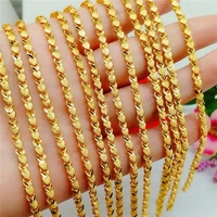 19cm wrist chain bracelet link heart women girl yellow gold filled fashion jewelry gift 1 pece
