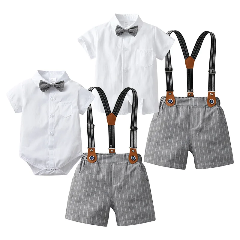 

Wholesale Summer Overalls Two-Piece Suit Rompers Boy Summer Clothing