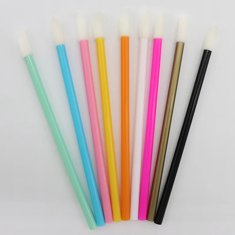 

Disposable 50 Pcs Lip Brush Lipstick Lip Glossy Eyelash Lash Extension Mascara Wands Applicators Cleaner Makeups Tools Cosmetic