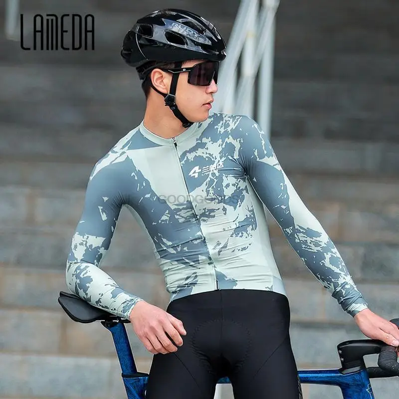 

LAMEDA Cycling Jacket For Men Winter Thermal Windproof Breathable Softshell Windbreaker Bike Clothing Bicycle Jersey