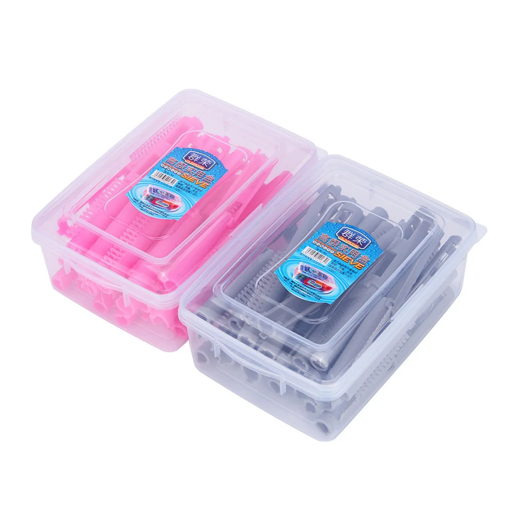 Синие бигуди для волос парикмахерский инструмент щипцы завивки бытовые легкие