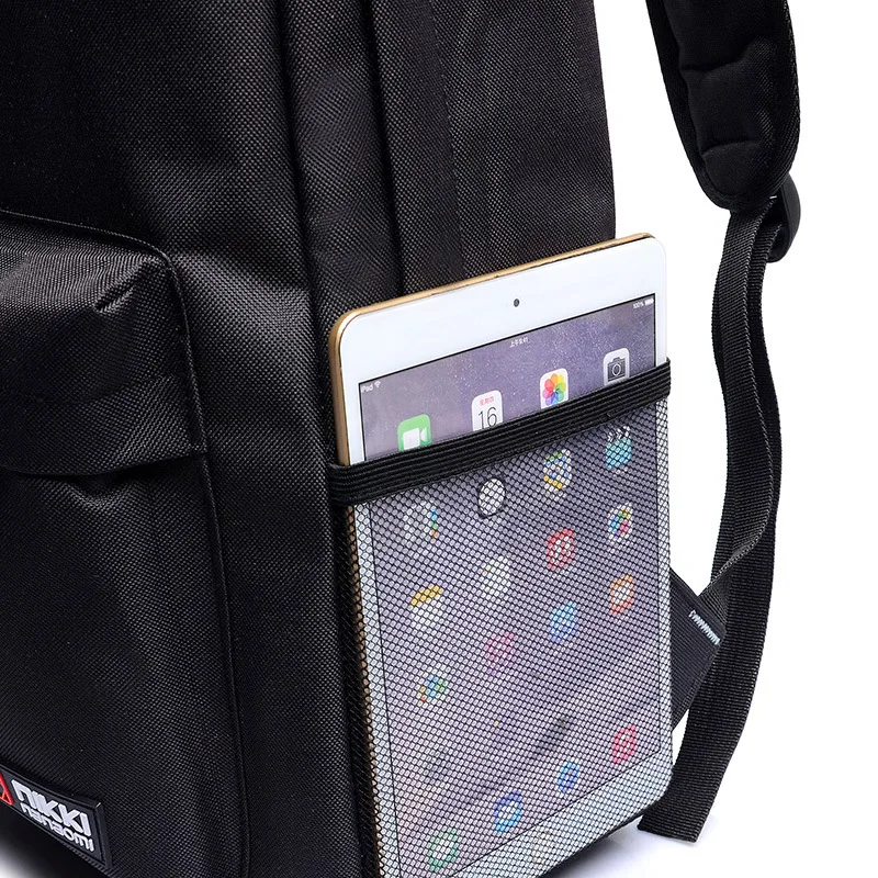 Школьный ранец для мальчиков с рисунком из мультфильма модный рюкзак черным