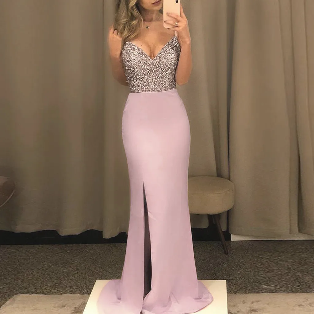 Осеннее платье для женщин на бретельках