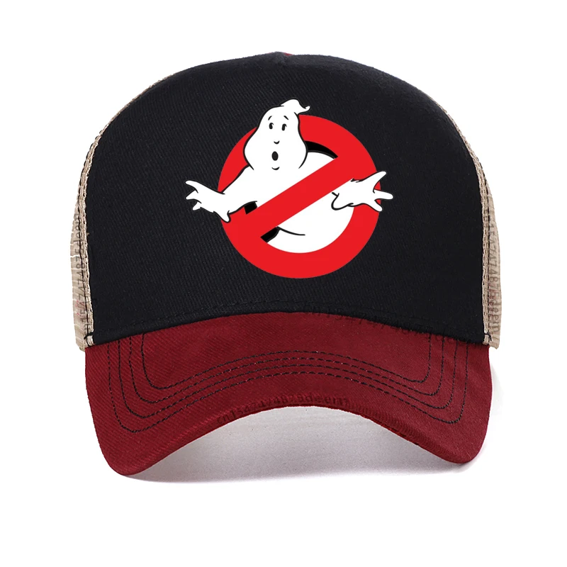 Ghostbusters Movie Music Ghost Busters Funny Baseball Cap Summer summer mesh ventilation hat Casual adjustable snapback hats