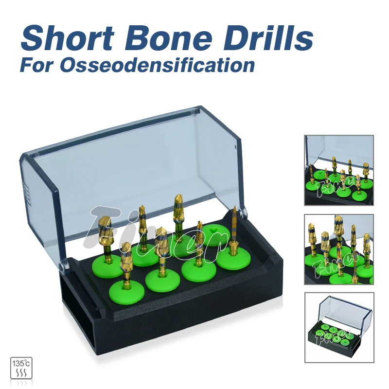 7 шт. короткие стоматологические индукционные Буры имплантаты 17/ 24