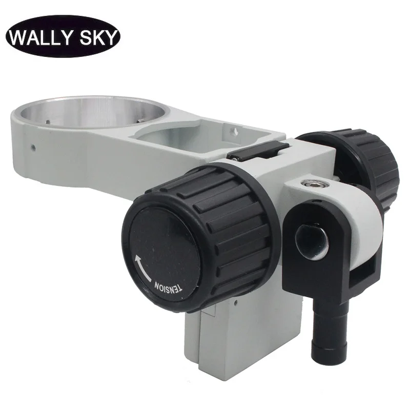 Zoom Stereo Microscope Holder Diameter 76mm Adjustable Focus Arm Bracket for Binocular Trinocular Microscope Accessories Stand