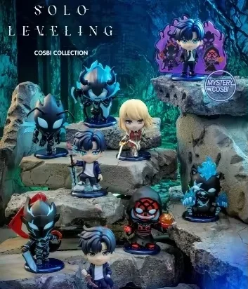 Фото Новые оригинальные фигурки Hot Toys Only I Level Up: Аниме-персонажи Solo Leveling, мини-фигурки Cosbi в слепых коробках, коллекционные фигурки-сюрпризы, подарочные игрушки №2