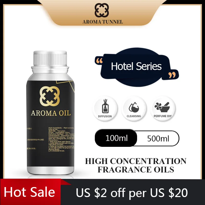 

Aroma Tunnel Air Freshener 100ML Aroma Diffuser Essential Oils Liquid Air Freshener Hotel Fragrance Oils for Aromatic Diffuser