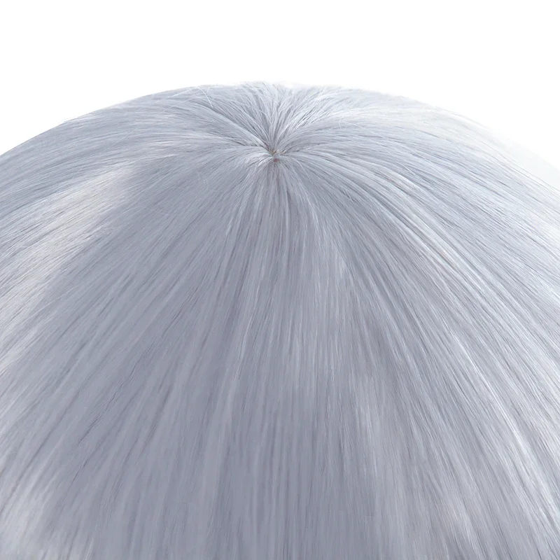 Парик для косплея L-эмалевый на танкетке из синтетических волос термостойкие