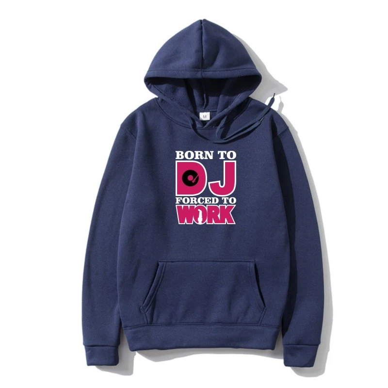 

Hoodies Born To Dj Outerwear-Funny Outerwear Xmas Gif Joke Music Dance Presen Voice Fun Printing Hoody