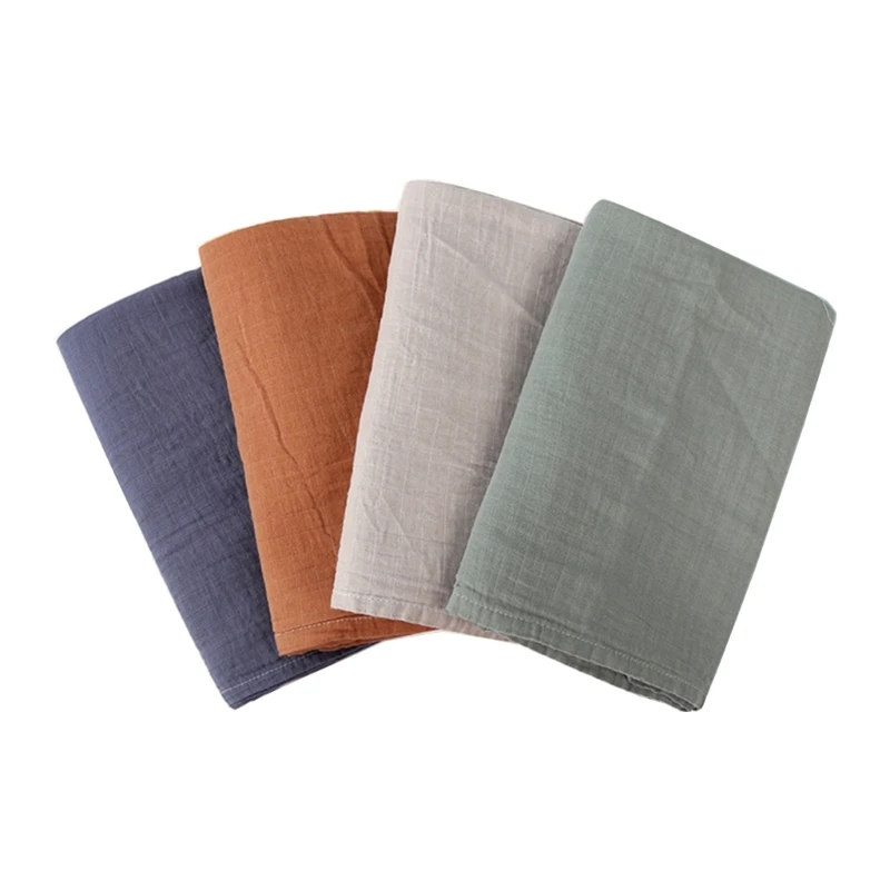 

Baby Blanket Unisex Swaddles Wrap Soft Neutral Receiving Blanket Baby Wash Cloth for Boys & Girls Large 47x47inches