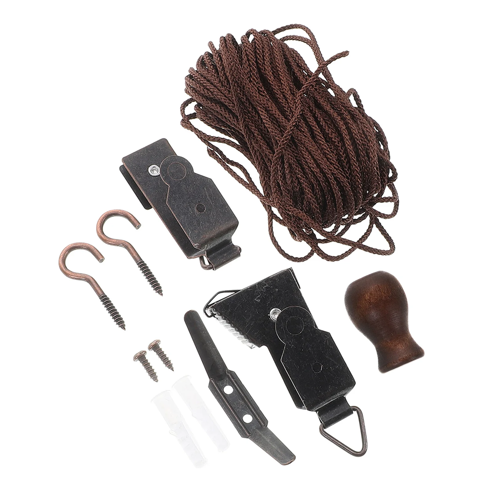 Аксессуары для штор полный подъемник тянущая роликовая жалюзи ретро бамбуковая