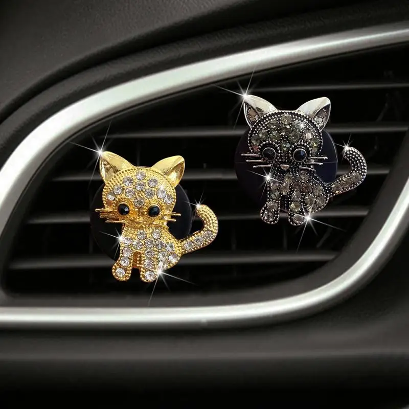 

Universal Car Vent Clip Long Lasting Aroma Cute Cat Air Diffuser Fashionable And Portable Aromatherapy Vent Clip Car Accessory