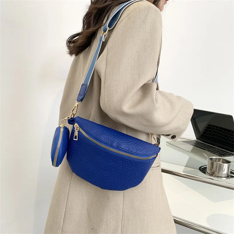 

Brand Female Belt Bag Fashion Leather Fanny pack Coin Purse High quality Ladies Waist Bags Designer Shoulder 2023 Chest Bag