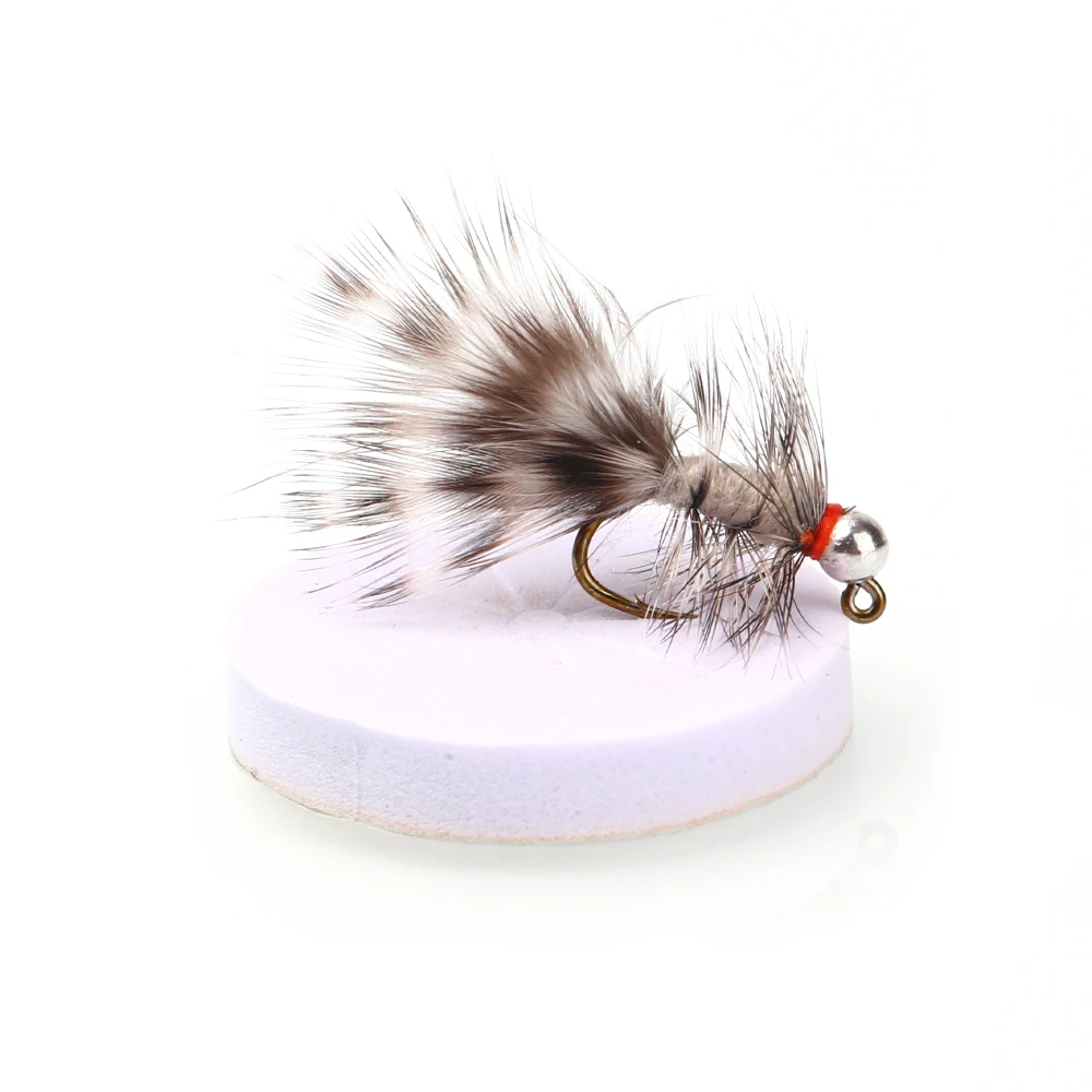 ICERIO Вольфрамовая приманка Bugger быстро тонущее седло гризли влажная Нимфа стремер