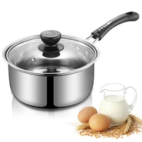 stainless steel soup pot baby foods pot cookware non stick pan gas induction cooker milk pots kitchen tools