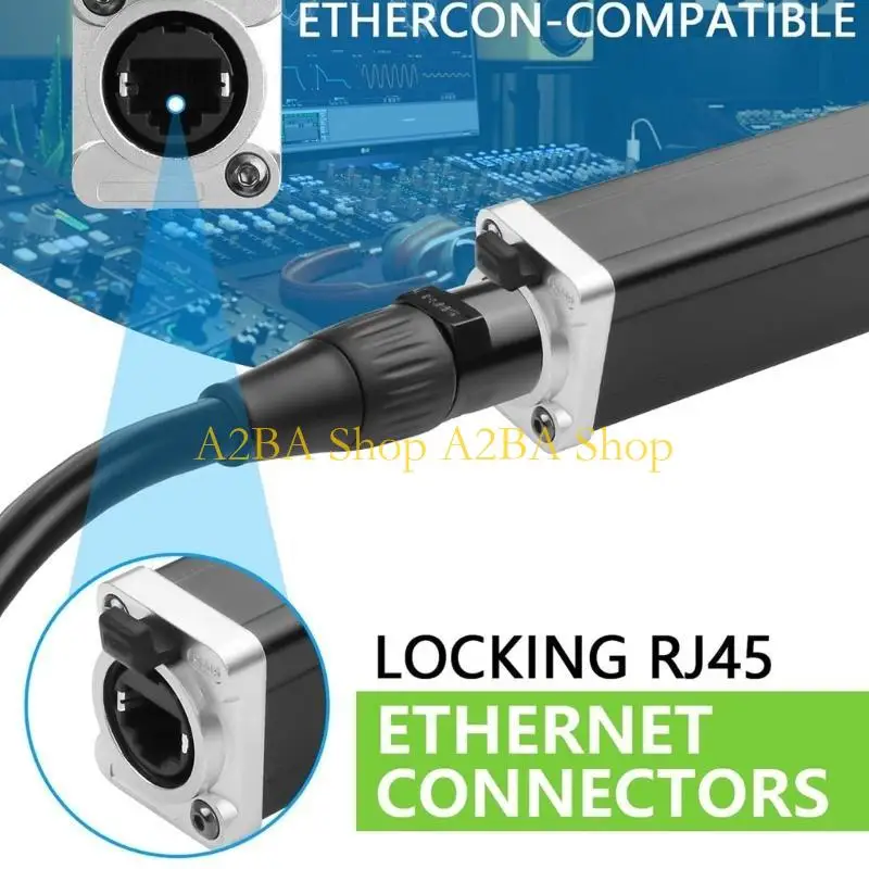 Фото Двухканальный преобразователь A2BA 3Pin XLR DMX512 в Ethernet для расширения слухового освещения на большие расстояния №5