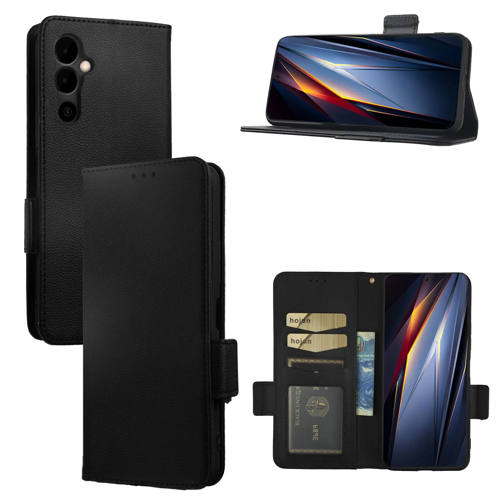 Флип-кошелек для Tecno Pova Neo 2 Neo2 роскошный флип-кошелек с ремешком флип-подставка