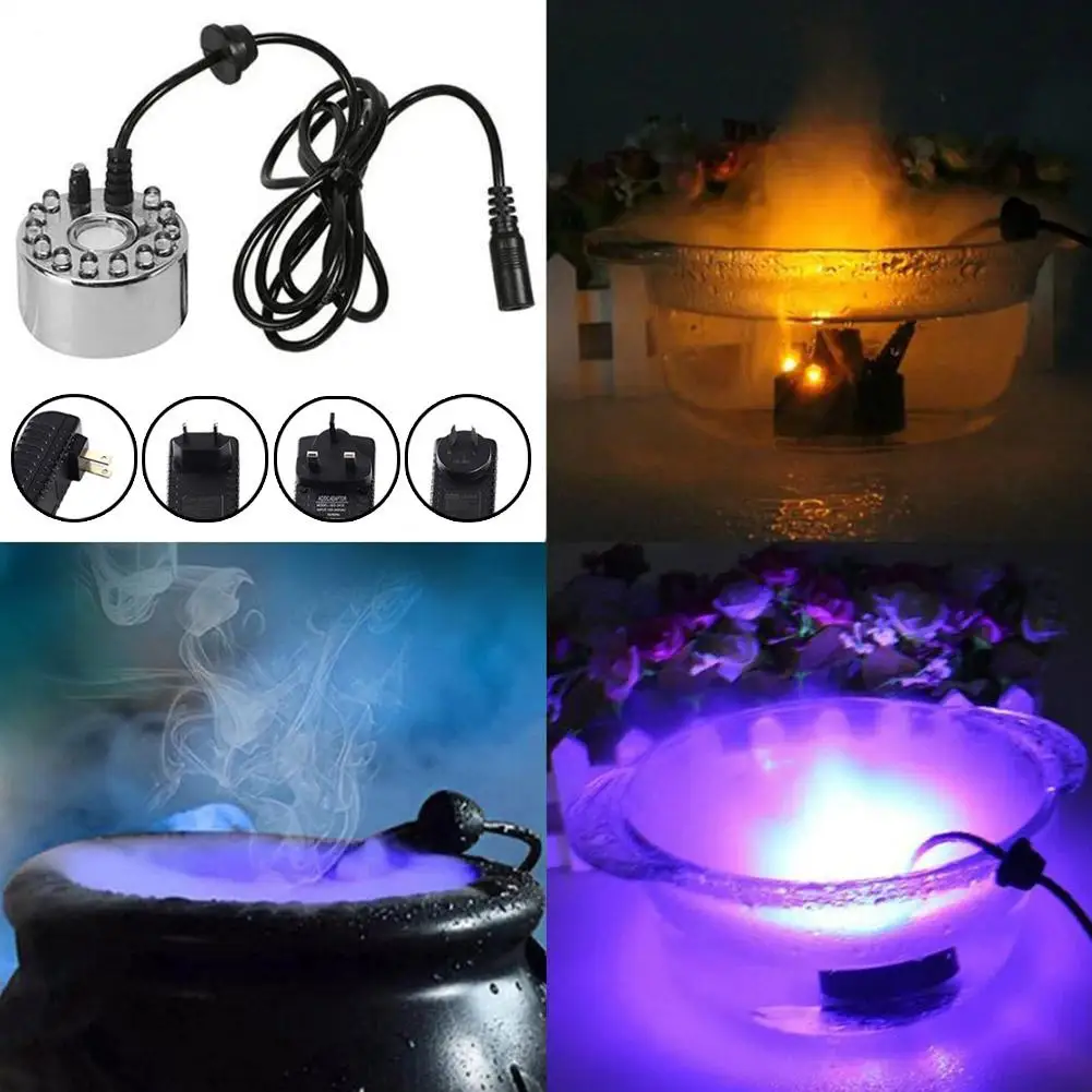 

Carnival Halloween Desktop Mini Colorful Atmosphere Lamp Spray Fog Decoration Party Lamp Terror Tension Home C1Q0