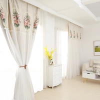 korean princess blackout curtains for living room korean high end 2 layers cortinas guaze tulles voile for kids girls bedroom