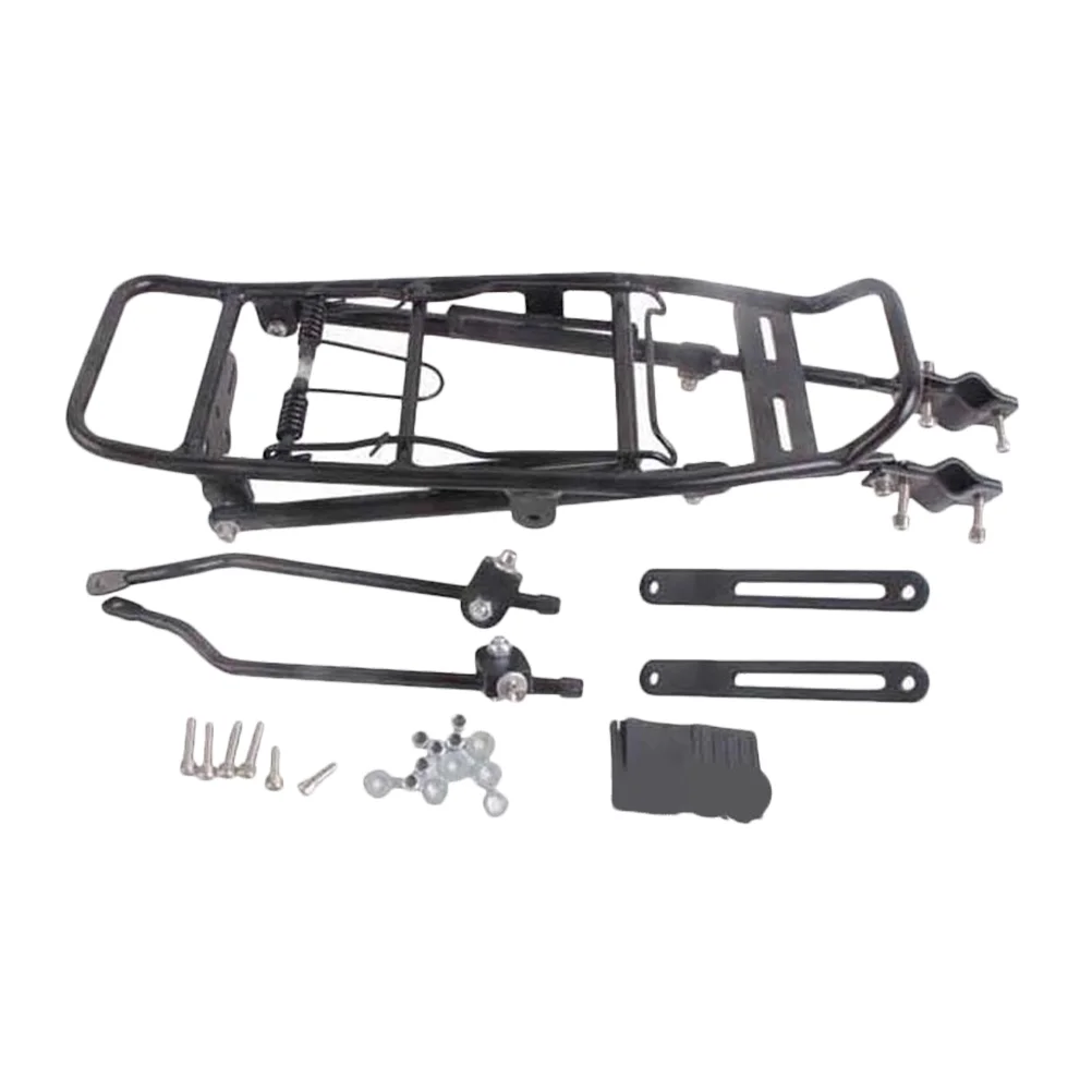 

Rack Bike Carrier Rear Cargobicycle Holder Multi Daily Function Detachable Adjustable Resistant Wear Luggage Professionaltail