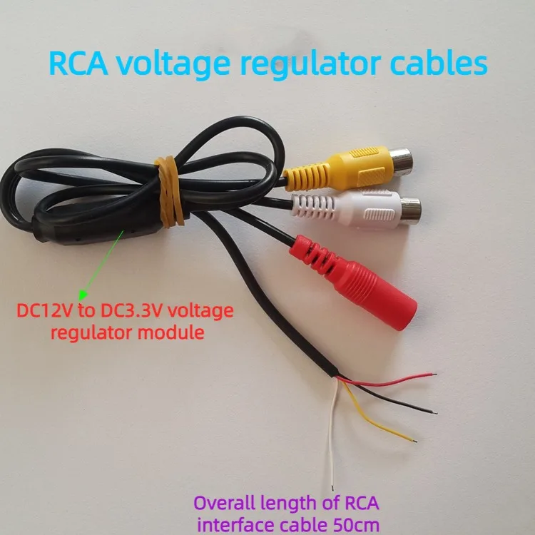 

2 шт., стабилизирующая линия RCA, 12-3,3 В, 50 см