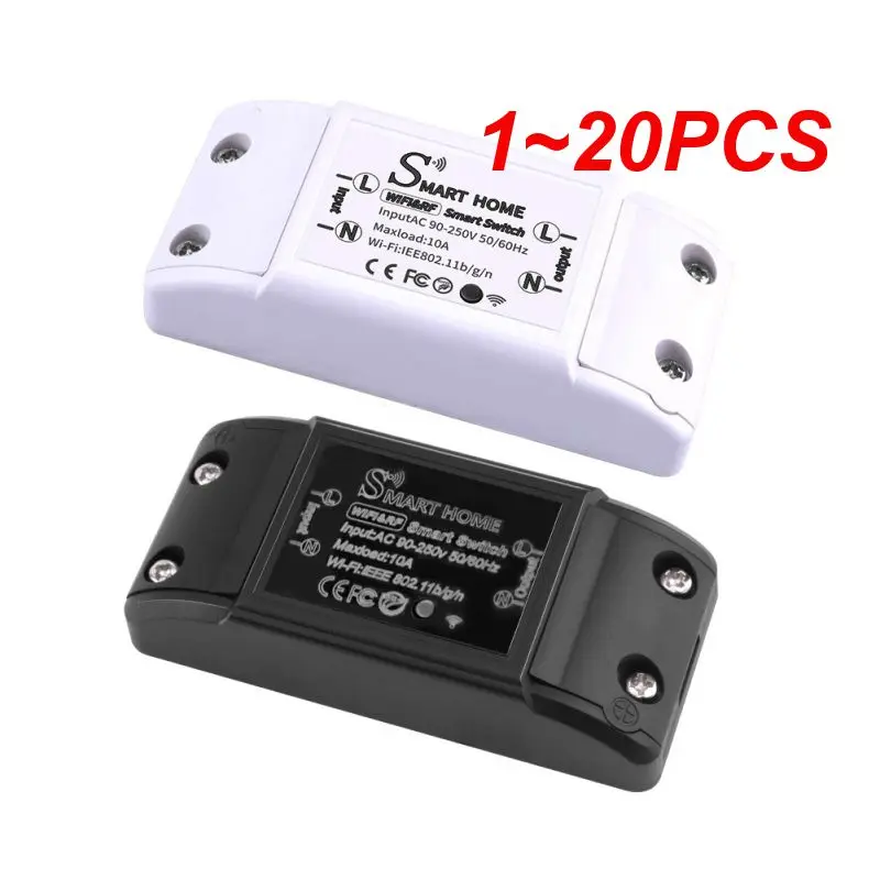

1~20PCS CoRui Tuya Wifi Smart Switch RF 433Mhz Wireless Remote Control Relay Timer Voice Control Smart Home with Alexa Google
